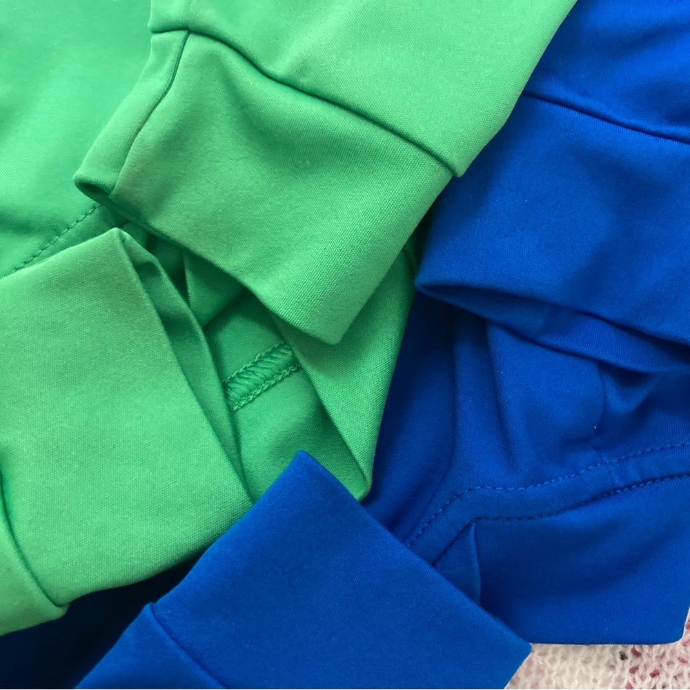 Patagonia infant sun shirts/rash guards (lot of two). Blue and green. - Picture 4 of 5